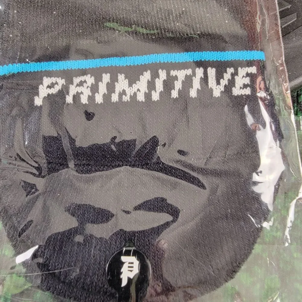 Primitive Skateboarding Men's X Nychos Marvel Galactus Black One Size Socks